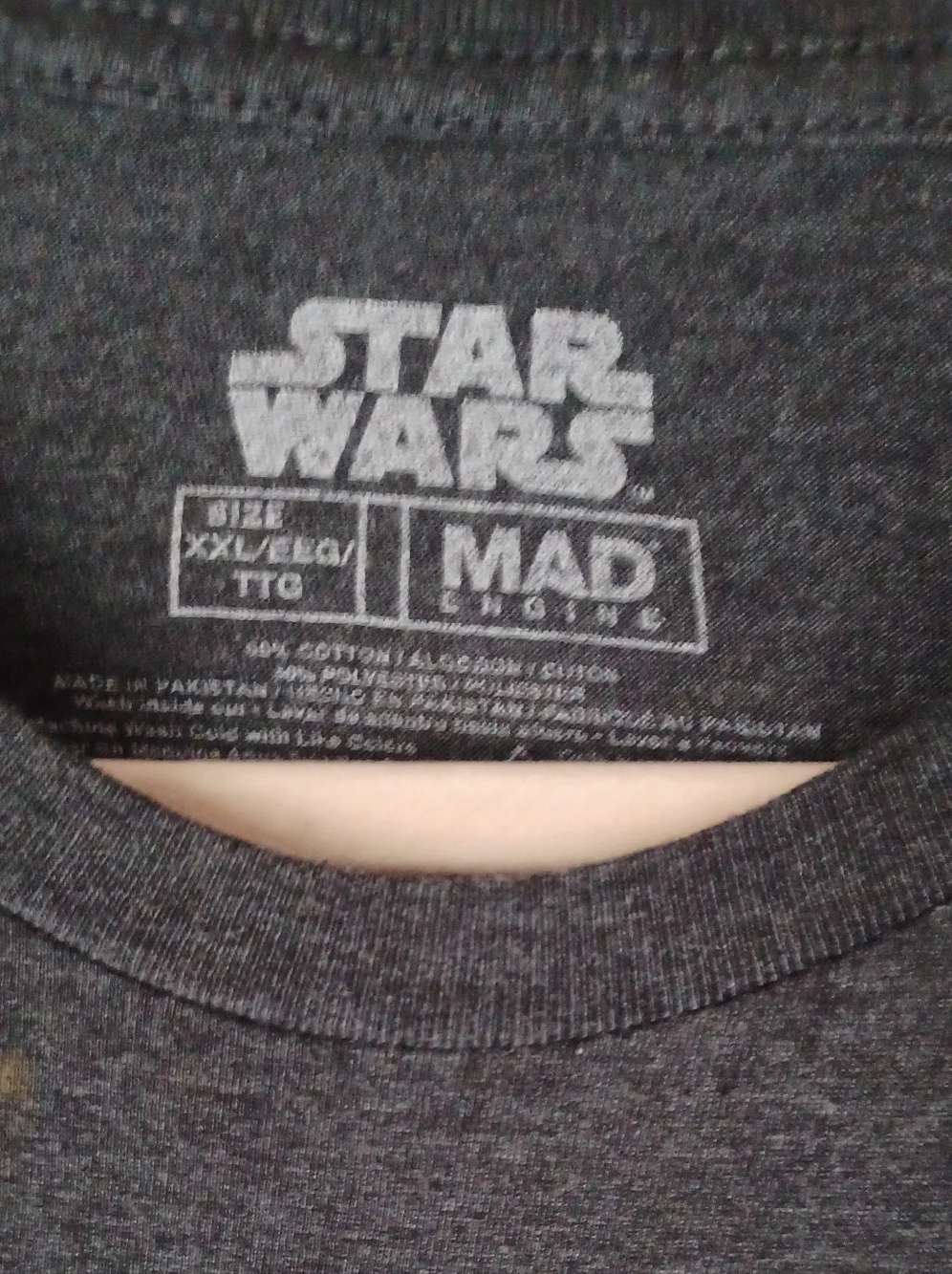 Upcycled Star Wars Dark Gray Stormtrooper Abbey Road Tee - Picture 5 of 7